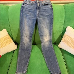MOTHER Blue Skinny Jeans
